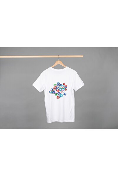 Noname Tricou Unisex Bumbac Premium Casual " Butoane social media 2 " Inscriptie