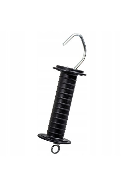 NO BRAND 10 bucăți Suport izolant negru pentru bară de gard (tip crook), pent...