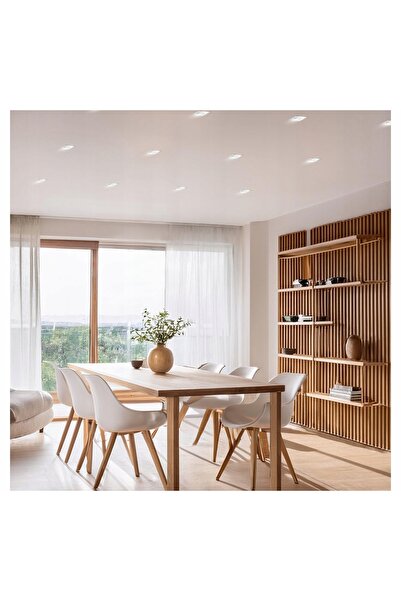 NO BRAND 6x Lampă Halogen cu Soclu Pătrat din Sticlă + Bec LED GU10 1.5W 3 CU...