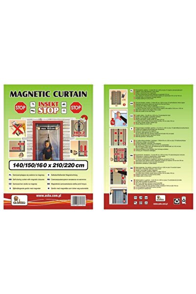 NO BRAND Plasă de țânțari magnetică pentru ușa de balcon sau fereastră, 140/1...