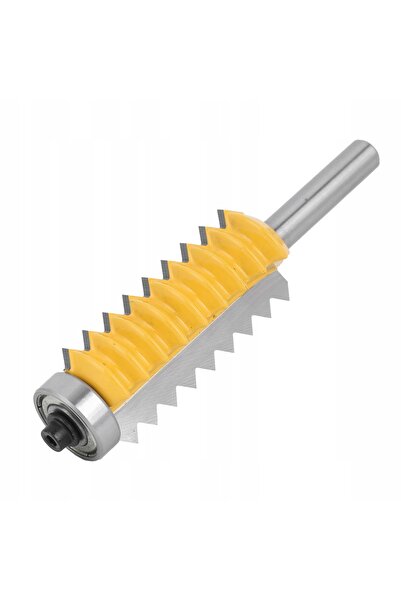 NO BRAND Freză de capăt multi-canelată cu rulment de 8mm