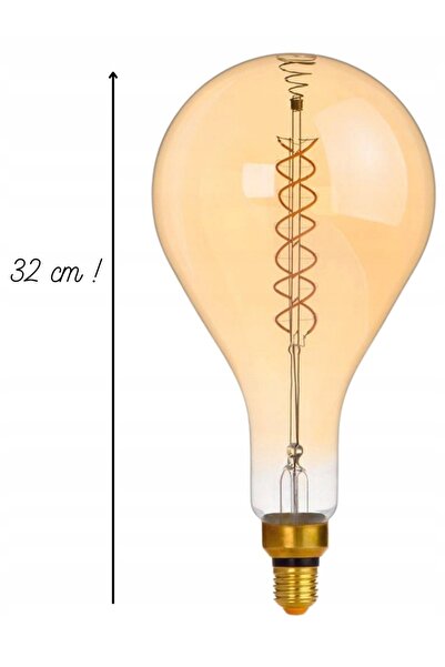 NO BRAND Bec LED cu filament 8W decorativ mega mare 30cm