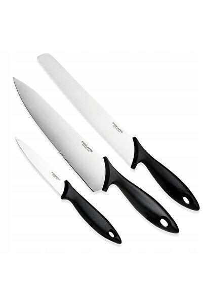 NO BRAND Set Fiskars compus din 3 cuțite de bucătărie ascuțite: cuțit de bucă...