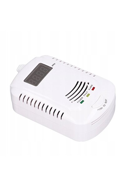 NO BRAND Detector senzor de gaz de cărbune și GPL, AC 90-240V, cu alarmă.