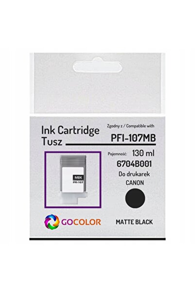 NO BRAND Cartuș de cerneală nou Pfi-107Mbk Pfi107 Negru mat pentru Canon Imag...