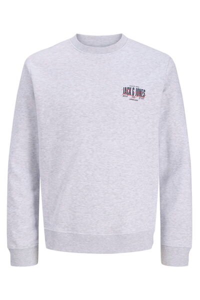 Jack & Jones Ανδρικό φούτερ με στάμπα στο στήθος και λαιμόκοψη ποδηλάτου - Aero
