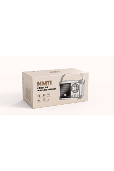 NO BRAND Boxă Bluetooth Radio Retro Cadou Albastru