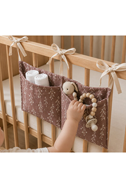 Generic Brand Nunuco Atelier Crib Side Organizer – Baby Crib Hanger with Pock...