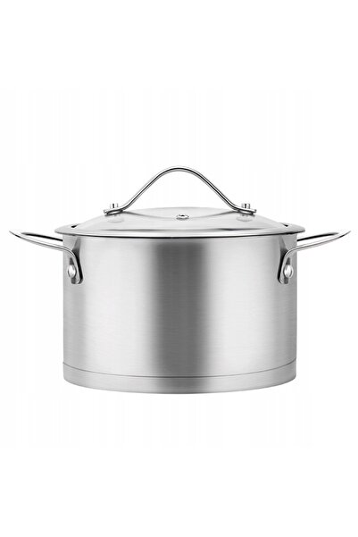 NO BRAND Set complet de oale din oțel inoxidabil 6El. Capace pentru vase de i...