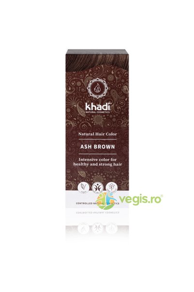 khadi Vopsea de păr maro cenușiu 100 g