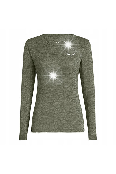 NO BRAND Tricou de trekking pentru femei Salewa Puez Melange Dry cu mânecă lu...