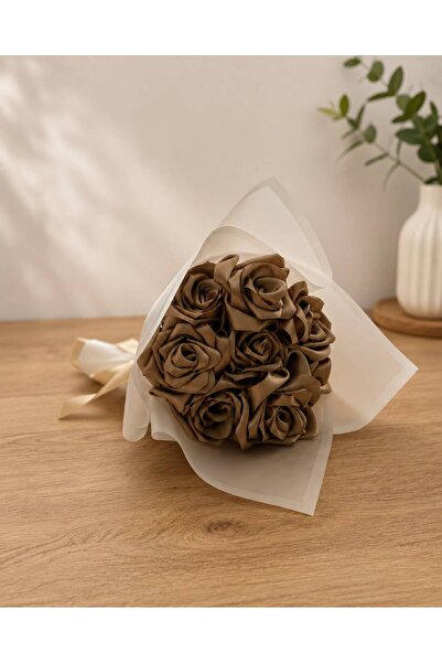 PAPATAY Decorative Artificial Non-Fading Rose Bouquet Handmade Non-Fading Ros...