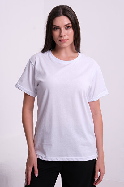 COTTONLAB Women's 100% Premium Cotton Soft Textured Anti-Sweat Crew Neck T-Shirt