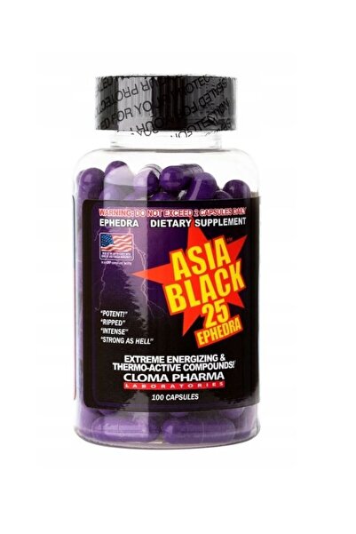 cloma Pharma Asia Black 25 100 Kapsül