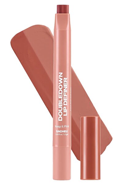 SACHEU BEAUTY Sacheu Doubledown Lip Definer 2-in-1 Lip Liner and Balm 03 Keep...