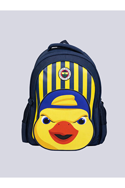 Fenerbahçe Striped Yellow School Bag