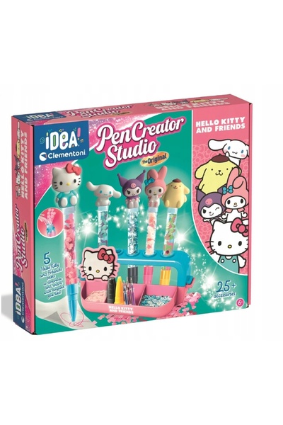 Baby Clementoni Fabrica de Pixuri Hello Kitty - Set Creativ pentru Copii 6+