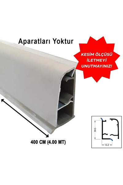 A1 Süpürgelik Alüminyum Profil İtalyan Mat Düz Eloksal