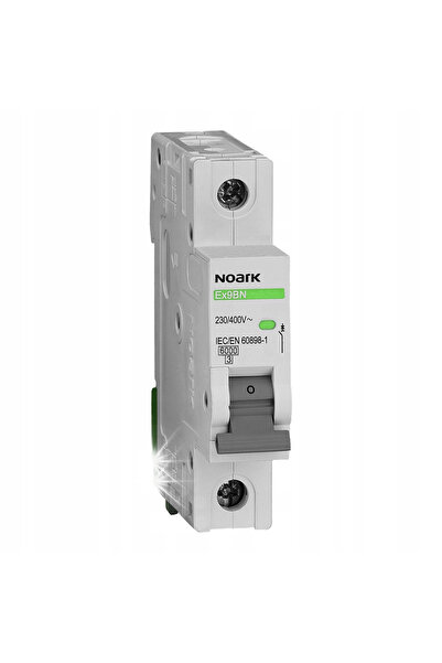 NOARK ELECTRIC Disjunctor 6 Ka, C, 25A, 1P, Ex9Bn 1P C25 Noark 100100