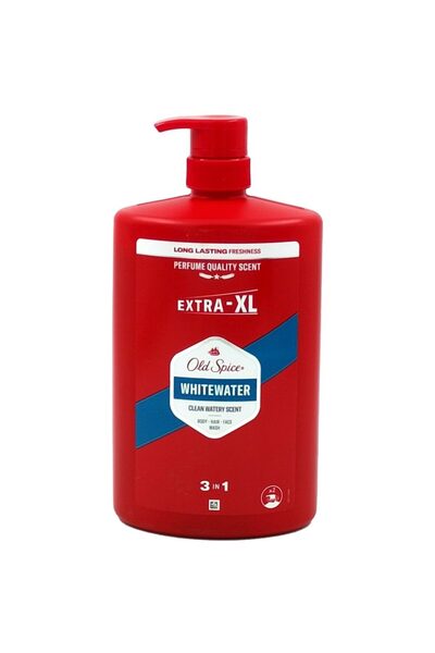 Old Spice Αφρόλουτρο, Old Spice,/Σαμπουάν 1 Λίτρο 3 σε 1 Whitewater