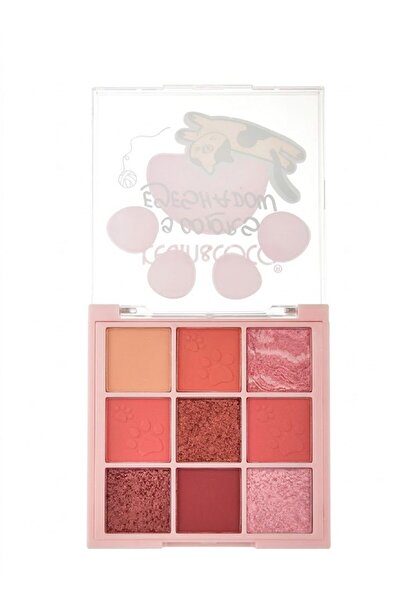 kevin coco Paleta de Machiaj pentru Ochi, KEVIN & COCO 7.6x7.6x1.3cm, Cat Sha...