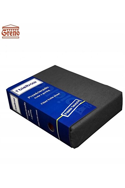 NO BRAND Cearșaf de pat din frotir cu elastic, îngroșat, Bielbaw 180X200, Gri...