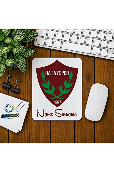 Ghostbastır Design Kişiye Özel Hatayspor Baskılı Oyuncu Mousepad 0156