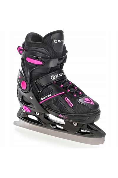NO BRAND Patine cu rotile Patine artistice 2 în 1 Reglabile Raven Pulse Negru...