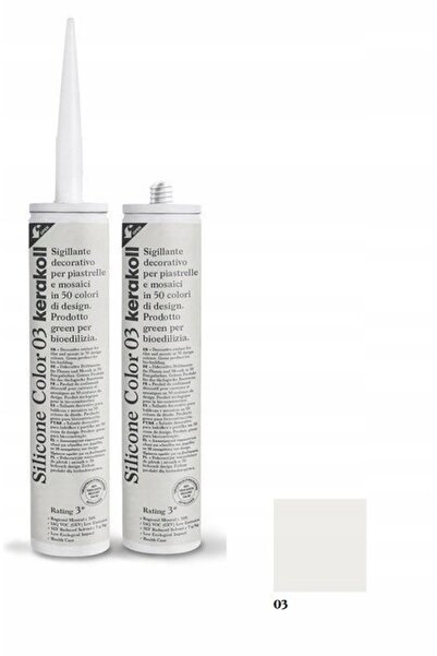 NO BRAND Kerakoll Silicon Sanitar Culoare 03 Gri Perlat 310 ml
