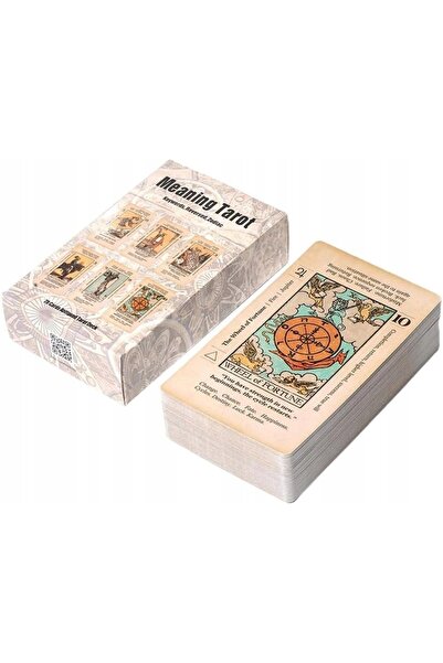 NO BRAND Cărți de Tarot de format mare pentru începători - Pachet clasic de d...