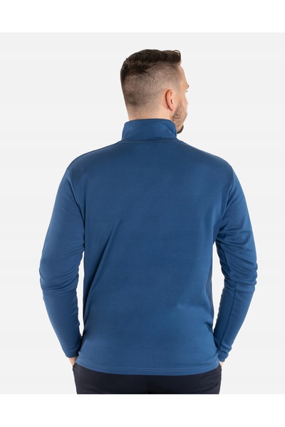 NO BRAND Pulover elegant slim pentru bărbați, cu guler semi-înalt, din bumbac...