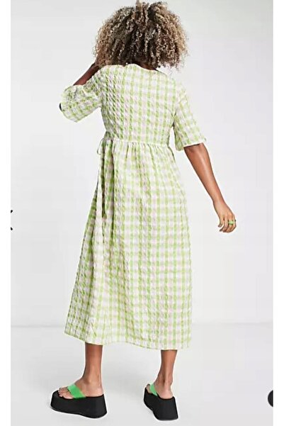 NO BRAND Asos design rochie tip cover-up în carouri 36