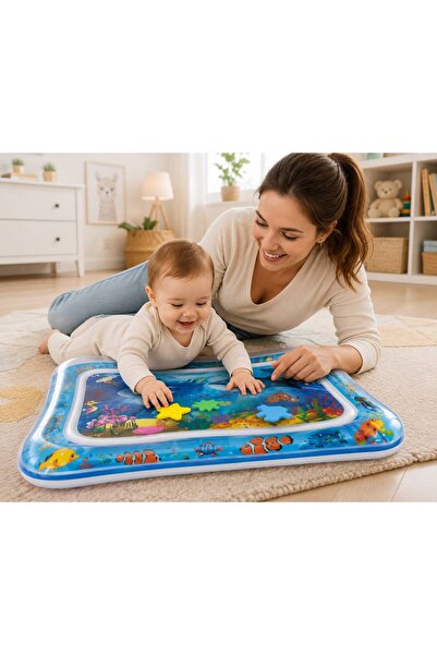 Arlina Home Kids Karın Üstü Egzersiz Bebek Su Oyun Matı