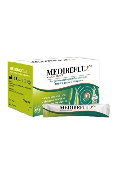 Zeino Pharma Medireflux Stick, Lemon Flavored, 20 Tablets
