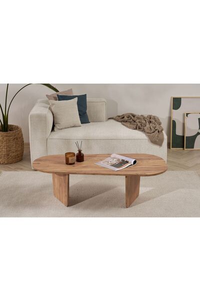 Rani Mobilya Rani Home Orta Sehpa Atlantik Çam 130 Cm AB-5410