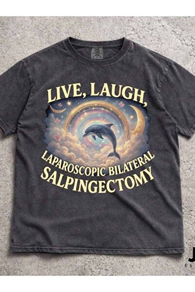 9TAY Salpingectomy Retro Graphic-Shirts, Funny Moon Tee, Surgery Humor Shirt,...