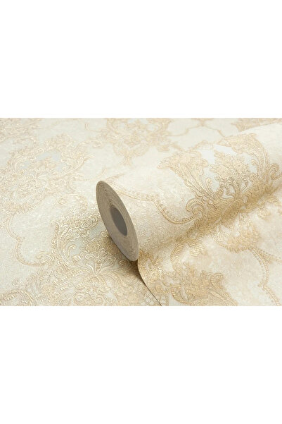 Generic Brand Tapet living de vinil, auriu, Vermont 5-0479, rola 10,65m