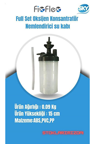 FİXFLEX OKSİJEN KONSANTRATÖRÜ SU KABI (FULL SET)