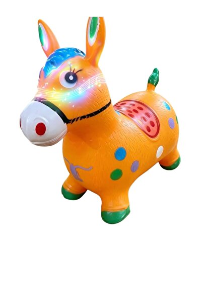 happyworld2026 Calut de sarit gonflabila, Jumping Donkey, Cu sunete si lumini...