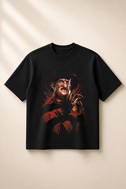 SVART WEAR Μπλουζάκι  "A Nightmare On Elm Street " με στάμπα, oversized, boxy...