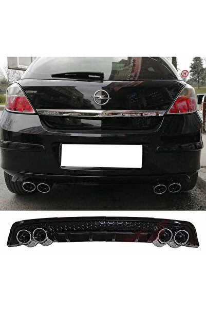 HasAkman Opel Astra H Difüzör Lüx Tip İthal Ultra Parlak Siyah Difizör