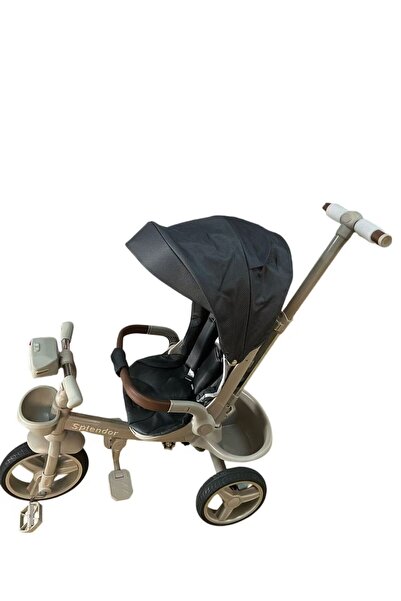 happyworld2026 Tricicleta Pliabila Multifunctionala cu Pozitie de Somn,Roti c...