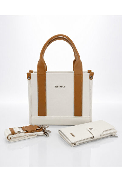 Just Polo Women's Shoulder Bag Wallet Set