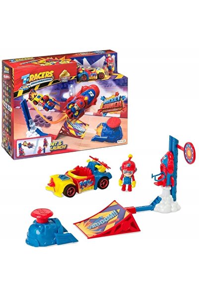 Magicbox ByStone SET DE LANSARE RACETE T-RACERS CU LANSATOR DE MAȘINI