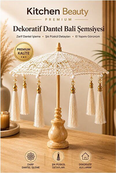Kitchen Beauty Masaüstü Dantelli Dekoratif Sunum Bali Şemsiyesi Pinterest Dek...