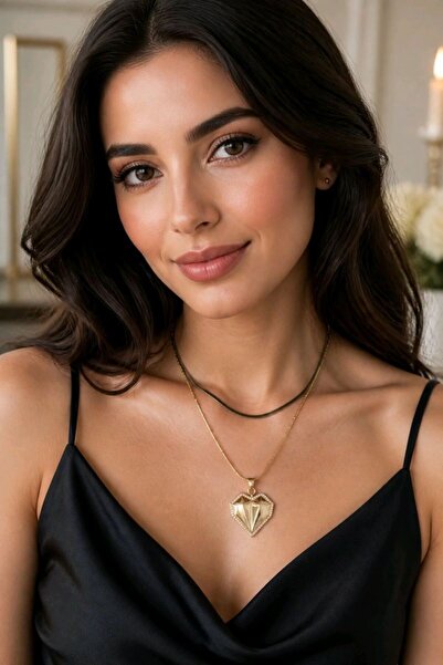 Monalisa Home Figured Anti-Tarnish Steel Adjustable Chain Luxury Necklace