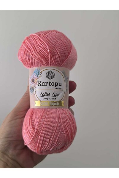 Kartopu Lotus Lux Simli K766-Pink Lot 70038