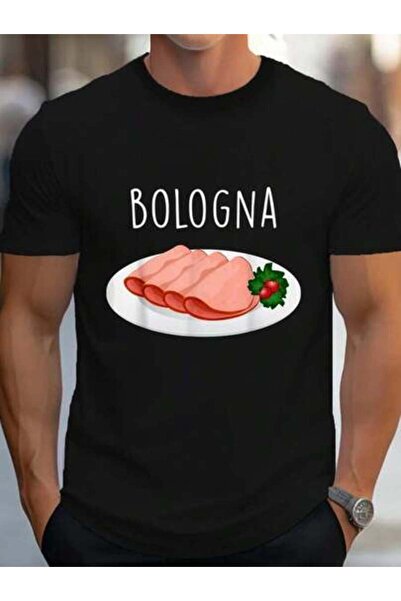 799 100% Cotton Bologna Sausage Foodie Funny Baloney Mortadella Lover T-Shirt...
