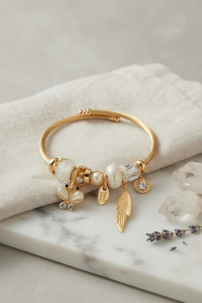 callerrons accessories White Butterfly Model Charm Bracelet - Ebj260725W44525