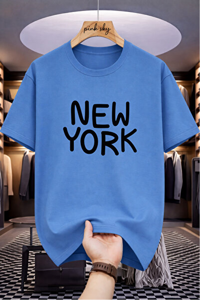Pink Sky Premium Oversize T-Shirt 100% Cotton Unisex Comfortable Fit Trending...